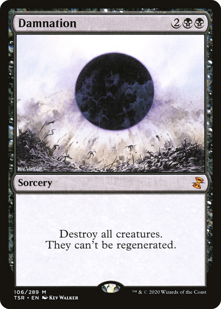 Damnation (TSR-106) - Time Spiral Remastered - Premium MTG Single from Wizards of the Coast - Just $4.87! Shop now at Game Crave Tournament Store