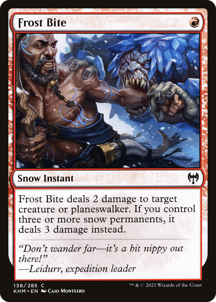 Frost Bite (KHM-138) - Kaldheim: (snow) - Premium MTG Single from Wizards of the Coast - Just $0.25! Shop now at Game Crave Tournament Store