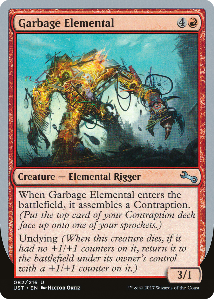Garbage Elemental (UST-82B) - Unstable - Premium MTG Single from Wizards of the Coast - Just $0.49! Shop now at Game Crave Tournament Store