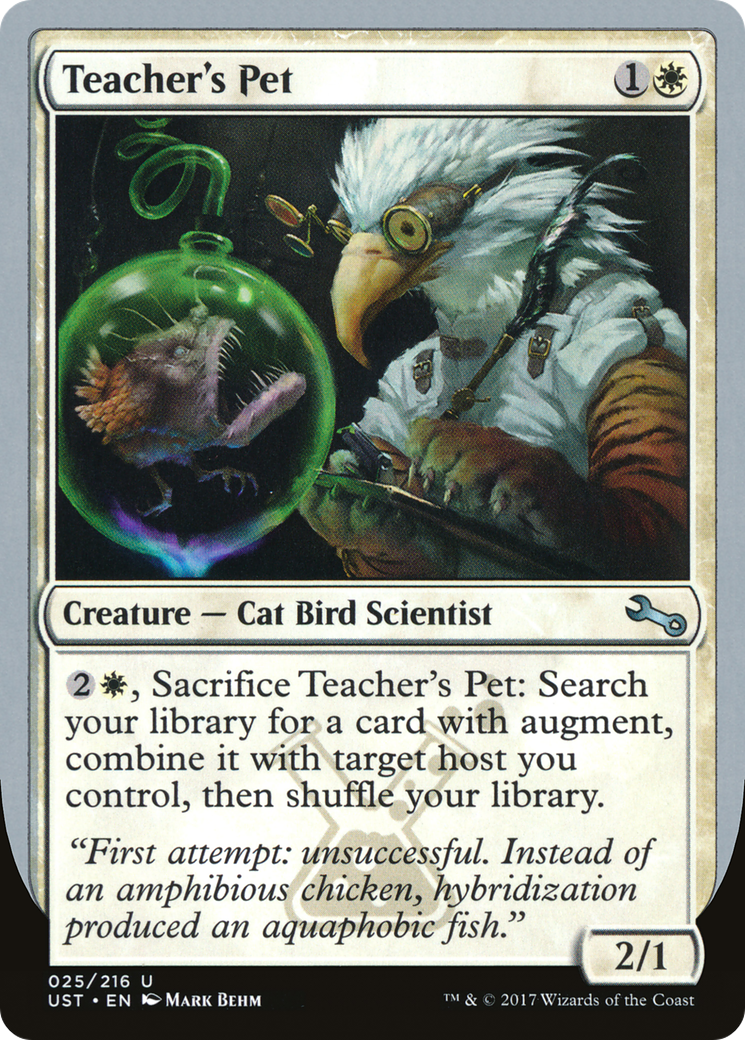 Teacher's Pet (UST-025) - Unstable Foil - Premium MTG Single from Wizards of the Coast - Just $0.94! Shop now at Game Crave Tournament Store