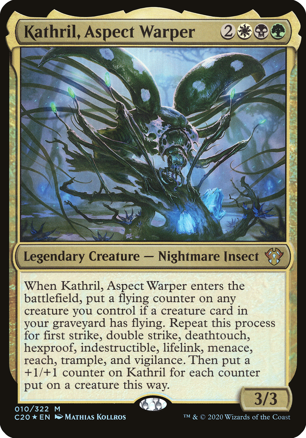 Kathril, Aspect Warper (OC20-010) - Commander 2020 Oversized Foil - Premium MTG Single from Wizards of the Coast - Just $0.10! Shop now at Game Crave Tournament Store