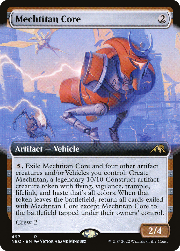 Mechtitan Core (NEO-497) - Kamigawa: Neon Dynasty: (Extended Art) - Premium MTG Single from Wizards of the Coast - Just $0.08! Shop now at Game Crave Tournament Store