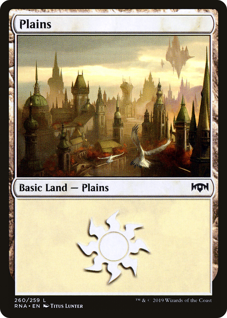 Plains (RNA-260) - Ravnica Allegiance - Premium MTG Single from Wizards of the Coast - Just $0.26! Shop now at Game Crave Tournament Store