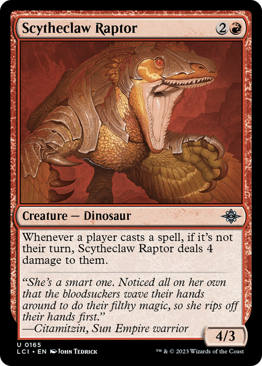 Scytheclaw Raptor (LCI-165) - The Lost Caverns of Ixalan - Premium MTG Single from Wizards of the Coast - Just $0.08! Shop now at Game Crave Tournament Store