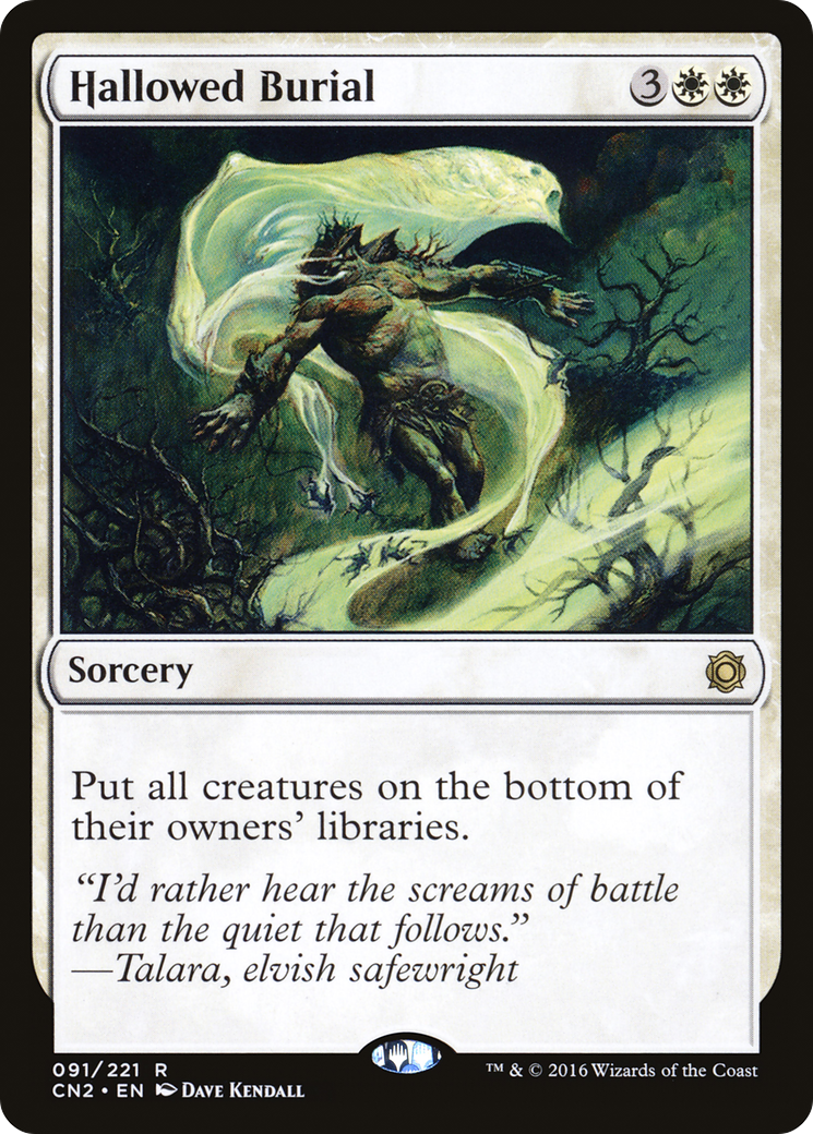 Hallowed Burial (CN2-091) - Conspiracy: Take the Crown Foil - Premium MTG Single from Wizards of the Coast - Just $0.80! Shop now at Game Crave Tournament Store
