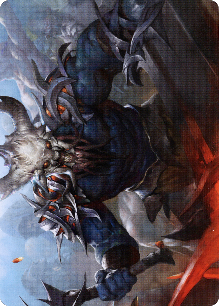 Frenzied Raider // Frenzied Raider (AKHM-034) - Kaldheim Art Series (Borderless) Foil - Premium MTG Single from Wizards of the Coast - Just $0! Shop now at Game Crave Tournament Store