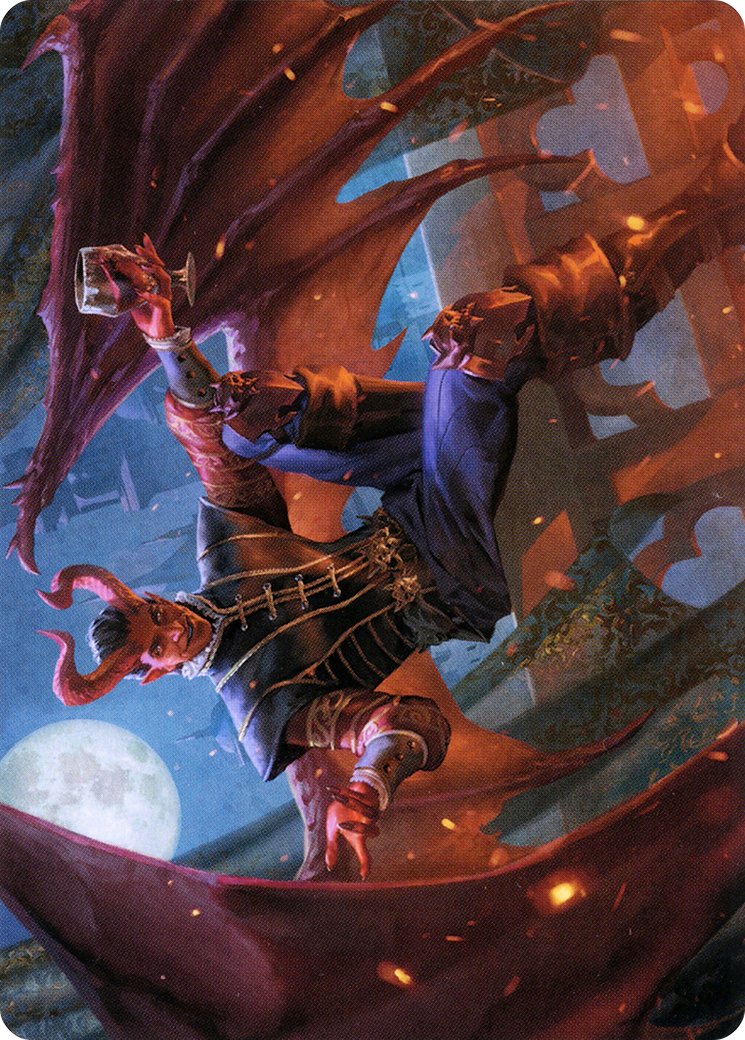 Raphael, Fiendish Savior // Raphael, Fiendish Savior (ACLB-040) - Battle for Baldur's Gate Art Series (Borderless) - Premium MTG Single from Wizards of the Coast - Just $0! Shop now at Game Crave Tournament Store
