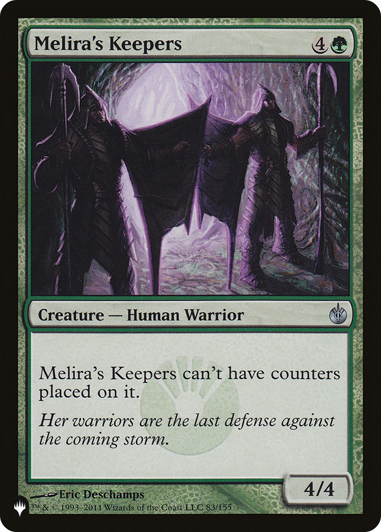 Melira's Keepers (PLIST-989) - The List - Premium MTG Single from Wizards of the Coast - Just $0.08! Shop now at Game Crave Tournament Store