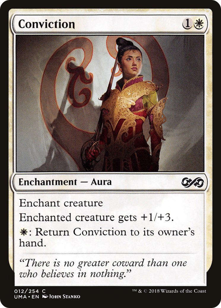 Conviction (UMA-012) - Ultimate Masters Foil - Premium MTG Single from Wizards of the Coast - Just $0.33! Shop now at Game Crave Tournament Store