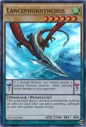 Lancephorhynchus (NECH-EN000) - The New Challengers 1st Edition - Premium Yugioh Single from Konami - Just $0.38! Shop now at Game Crave Tournament Store
