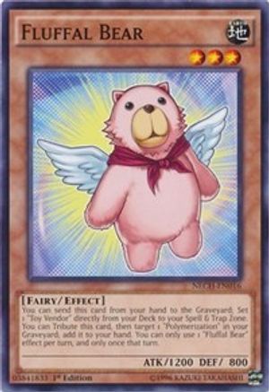 Fluffal Bear (NECH-EN016) - The New Challengers Unlimited - Premium Yugioh Single from Konami - Just $0.35! Shop now at Game Crave Tournament Store