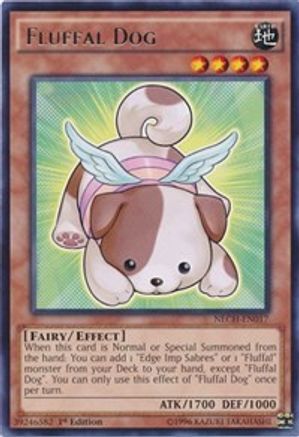 Fluffal Dog (NECH-EN017) - The New Challengers 1st Edition - Premium Yugioh Single from Konami - Just $0.63! Shop now at Game Crave Tournament Store