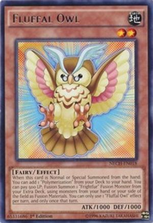 Fluffal Owl (NECH-EN018) - The New Challengers Unlimited - Premium Yugioh Single from Konami - Just $0.26! Shop now at Game Crave Tournament Store