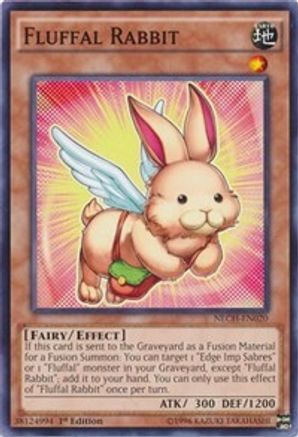 Fluffal Rabbit (NECH-EN020) - The New Challengers Unlimited - Premium Yugioh Single from Konami - Just $0.08! Shop now at Game Crave Tournament Store