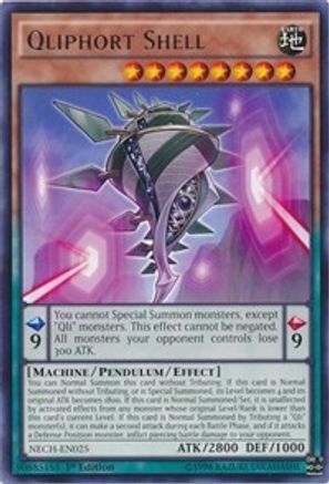 Qliphort Shell (NECH-EN025) - The New Challengers Unlimited - Premium Yugioh Single from Konami - Just $0.41! Shop now at Game Crave Tournament Store