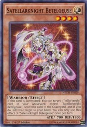 Satellarknight Betelgeuse (NECH-EN029) - The New Challengers Unlimited - Premium Yugioh Single from Konami - Just $0.25! Shop now at Game Crave Tournament Store