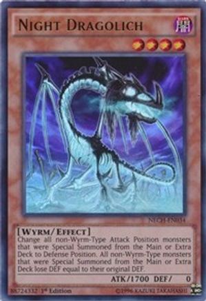 Night Dragolich (NECH-EN034) - The New Challengers Unlimited - Premium Yugioh Single from Konami - Just $0.08! Shop now at Game Crave Tournament Store