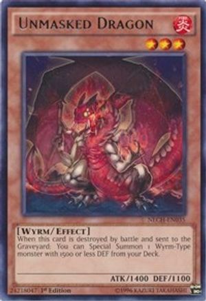 Unmasked Dragon (NECH-EN035) - The New Challengers Unlimited - Premium Yugioh Single from Konami - Just $0.27! Shop now at Game Crave Tournament Store