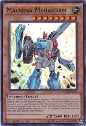 Machina Megaform (NECH-EN036) - The New Challengers 1st Edition - Premium Yugioh Single from Konami - Just $0.25! Shop now at Game Crave Tournament Store