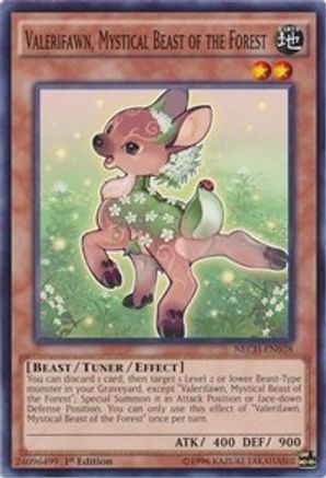 Valerifawn, Mystical Beast of the Forest (NECH-EN038) - The New Challengers 1st Edition - Premium Yugioh Single from Konami - Just $0.25! Shop now at Game Crave Tournament Store