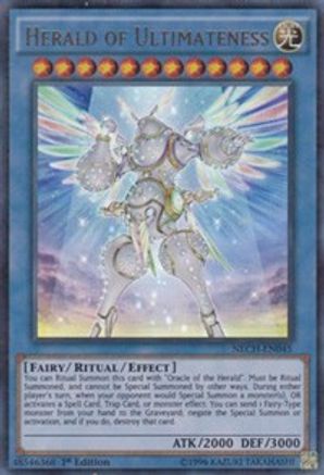 Herald of Ultimateness (NECH-EN045) - The New Challengers Unlimited - Premium Yugioh Single from Konami - Just $0.86! Shop now at Game Crave Tournament Store