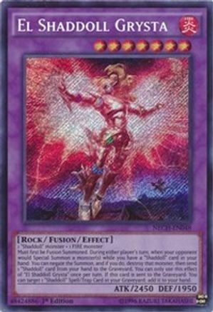 El Shaddoll Grysta (NECH-EN048) - The New Challengers Unlimited - Premium Yugioh Single from Konami - Just $1.47! Shop now at Game Crave Tournament Store
