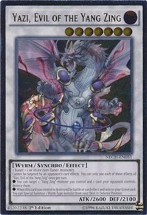 Yazi, Evil of the Yang Zing (UTR) (NECH-EN051) - The New Challengers 1st Edition - Premium Yugioh Single from Konami - Just $8.49! Shop now at Game Crave Tournament Store
