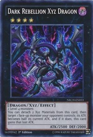 Dark Rebellion Xyz Dragon (NECH-EN053) - The New Challengers 1st Edition - Premium Yugioh Single from Konami - Just $1.44! Shop now at Game Crave Tournament Store