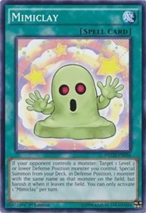 Mimiclay (NECH-EN056) - The New Challengers 1st Edition - Premium Yugioh Single from Konami - Just $0.25! Shop now at Game Crave Tournament Store