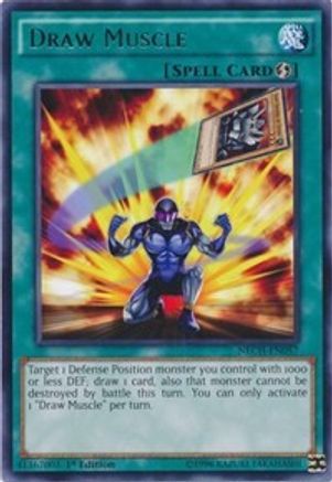 Draw Muscle (NECH-EN057) - The New Challengers Unlimited - Premium Yugioh Single from Konami - Just $0.25! Shop now at Game Crave Tournament Store