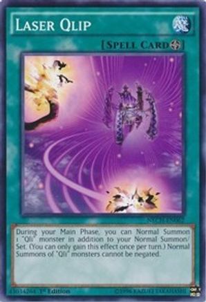 Laser Qlip (NECH-EN062) - The New Challengers Unlimited - Premium Yugioh Single from Konami - Just $0.25! Shop now at Game Crave Tournament Store