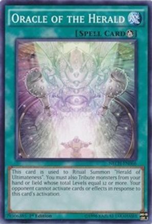 Oracle of the Herald (NECH-EN066) - The New Challengers Unlimited - Premium Yugioh Single from Konami - Just $0.26! Shop now at Game Crave Tournament Store