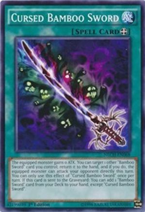 Cursed Bamboo Sword (NECH-EN068) - The New Challengers 1st Edition - Premium Yugioh Single from Konami - Just $2.37! Shop now at Game Crave Tournament Store