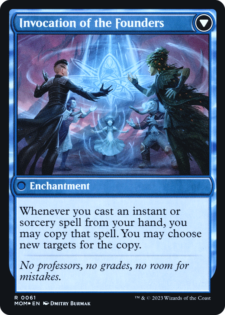 Invasion of Arcavios // Invocation of the Founders (PMOM-61S) - March of the Machine Promos Foil - Premium MTG Single from Wizards of the Coast - Just $0.40! Shop now at Game Crave Tournament Store