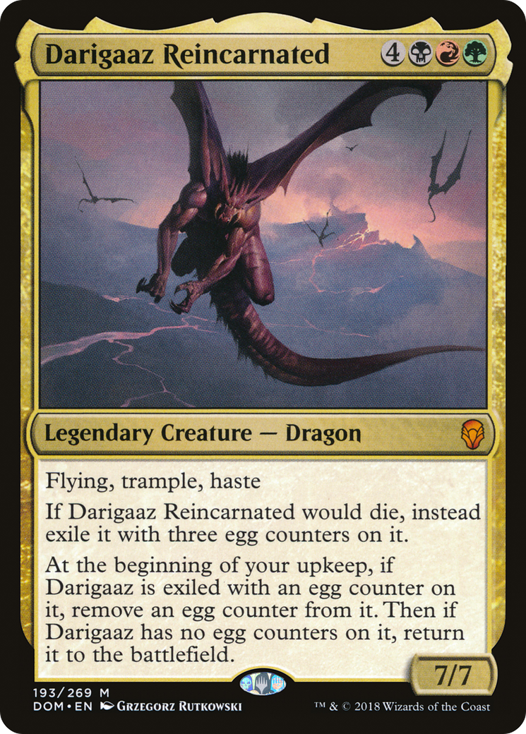 Darigaaz Reincarnated (DOM-193) - Dominaria - Premium MTG Single from Wizards of the Coast - Just $0.14! Shop now at Game Crave Tournament Store
