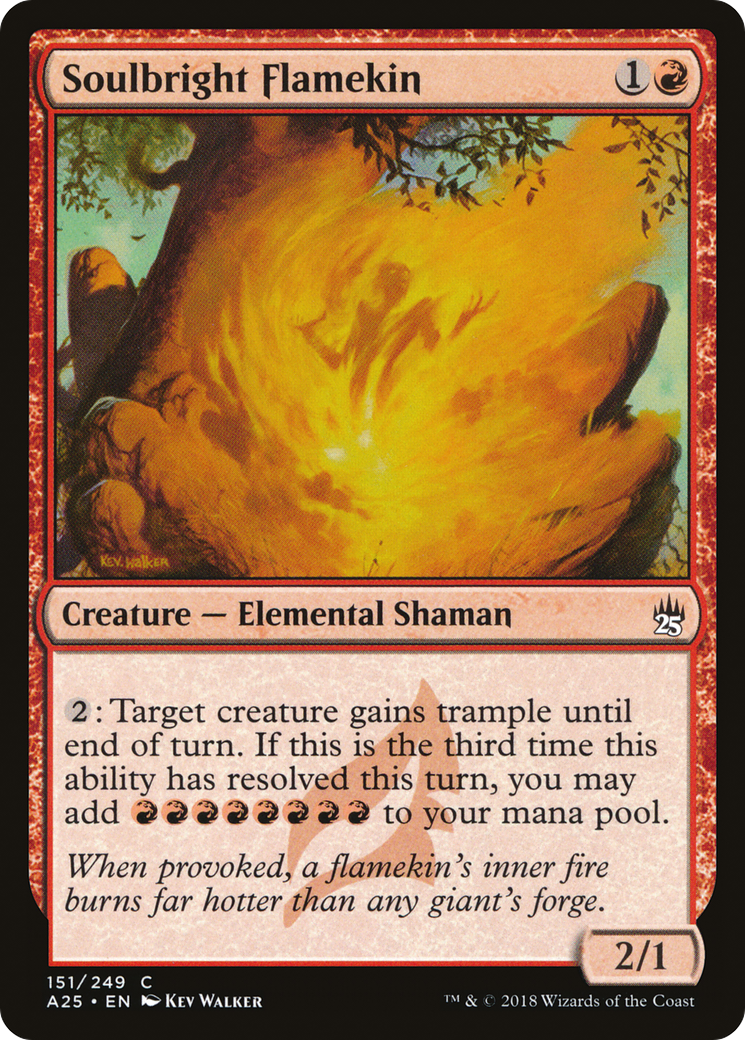 Soulbright Flamekin (A25-151) - Masters 25 - Premium MTG Single from Wizards of the Coast - Just $0.08! Shop now at Game Crave Tournament Store
