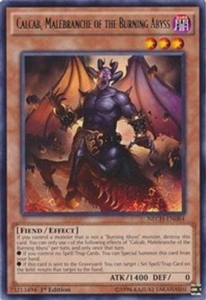Calcab, Malebranche of the Burning Abyss (NECH-EN084) - The New Challengers Unlimited - Premium Yugioh Single from Konami - Just $0.25! Shop now at Game Crave Tournament Store
