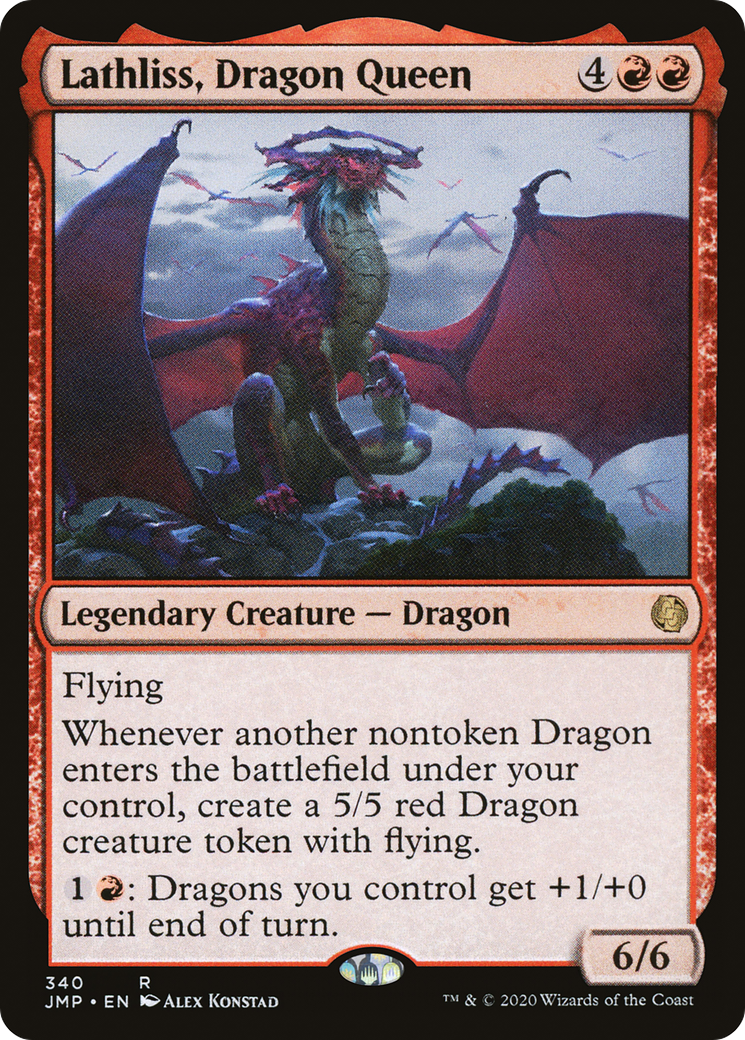 Lathliss, Dragon Queen (JMP-340) - Jumpstart - Premium MTG Single from Wizards of the Coast - Just $0.19! Shop now at Game Crave Tournament Store
