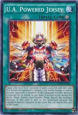 U.A. Powered Jersey (NECH-EN089) - The New Challengers Unlimited - Premium Yugioh Single from Konami - Just $0.25! Shop now at Game Crave Tournament Store