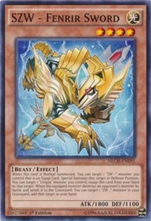SZW - Fenrir Sword (NECH-EN091) - The New Challengers Unlimited - Premium Yugioh Single from Konami - Just $0.25! Shop now at Game Crave Tournament Store