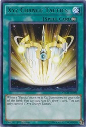 Xyz Change Tactics (NECH-EN094) - The New Challengers 1st Edition - Premium Yugioh Single from Konami - Just $0.25! Shop now at Game Crave Tournament Store