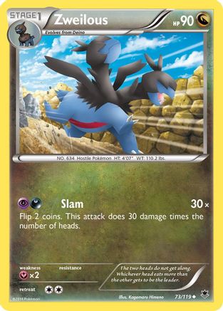 Zweilous 73/119 - Phantom Forces Reverse Holofoil - Premium Pokemon Single from Nintendo - Just $0.32! Shop now at Game Crave Tournament Store