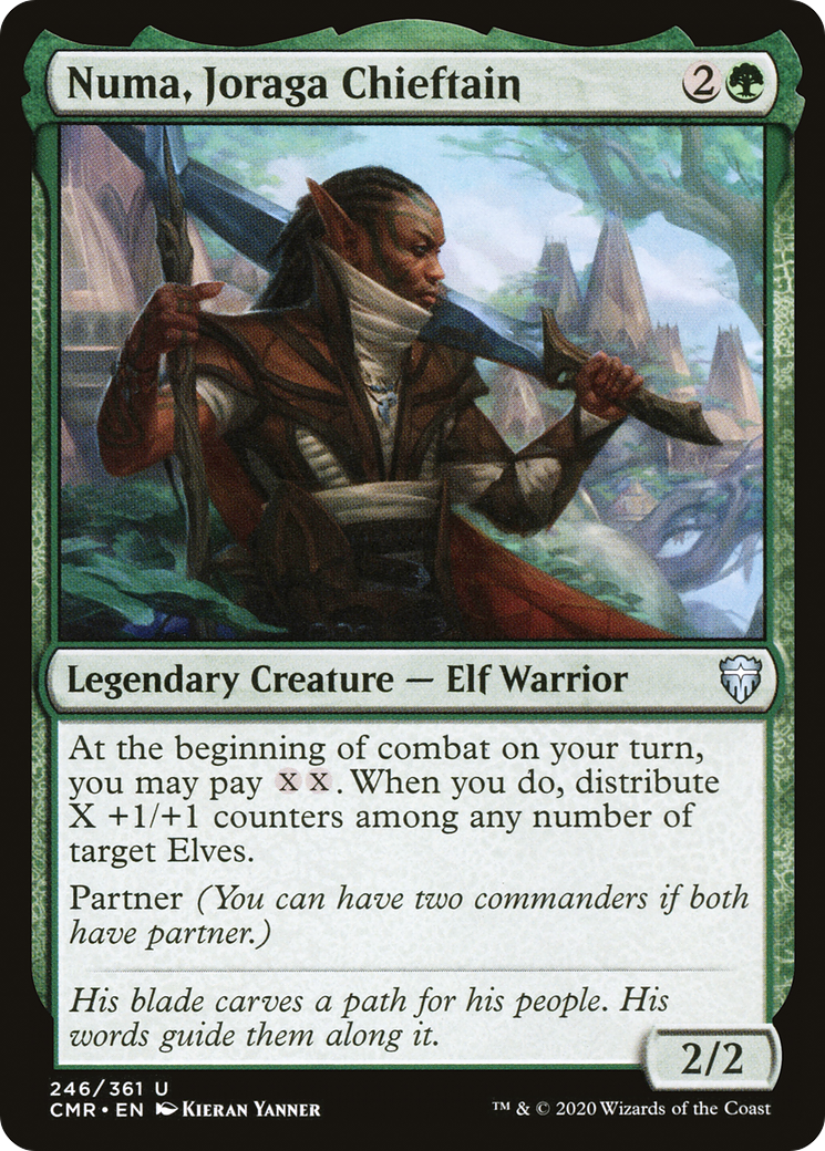 Numa, Joraga Chieftain (CMR-246) - Commander Legends Foil - Premium MTG Single from Wizards of the Coast - Just $0.08! Shop now at Game Crave Tournament Store