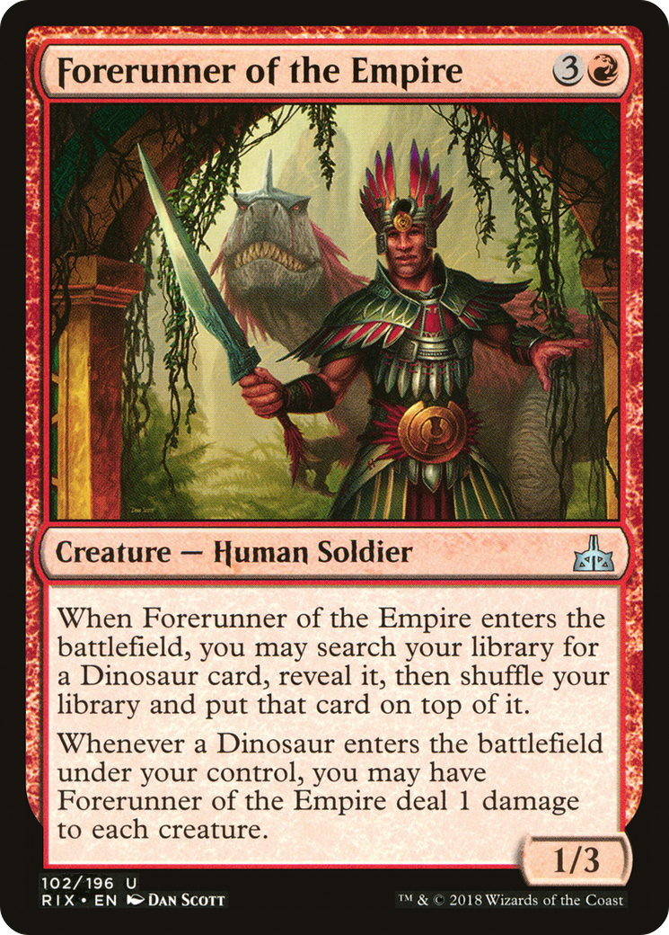 Forerunner of the Empire (RIX-102) - Rivals of Ixalan - Premium MTG Single from Wizards of the Coast - Just $0.32! Shop now at Game Crave Tournament Store