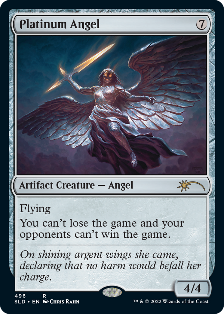 Platinum Angel (SLD-496) - Secret Lair Drop Foil - Premium MTG Single from Wizards of the Coast - Just $9.87! Shop now at Game Crave Tournament Store