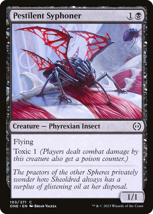 Pestilent Syphoner (ONE-103) - Phyrexia: All Will Be One - Premium MTG Single from Wizards of the Coast - Just $0.08! Shop now at Game Crave Tournament Store