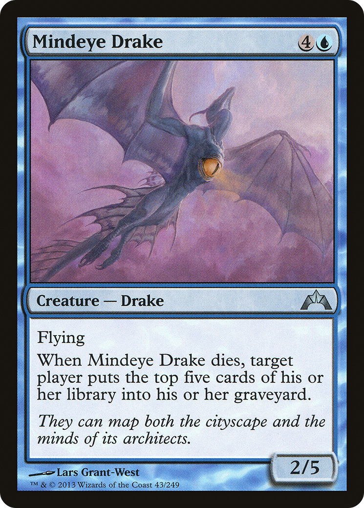 Mindeye Drake (GTC-043) - Gatecrash - Premium MTG Single from Wizards of the Coast - Just $0.08! Shop now at Game Crave Tournament Store