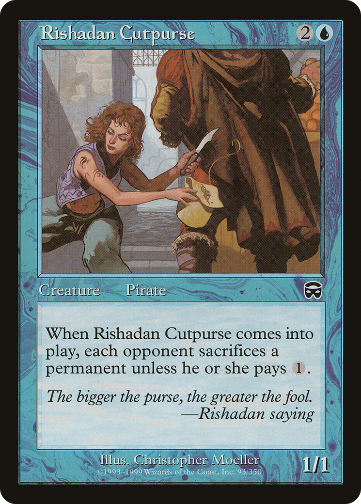 Rishadan Cutpurse (MMQ-093) - Mercadian Masques - Premium MTG Single from Wizards of the Coast - Just $0.23! Shop now at Game Crave Tournament Store