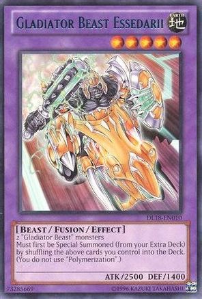 Gladiator Beast Essedarii (Blue) (DL18-EN010) - Duelist League Promo Unlimited - Premium Yugioh Single from Konami - Just $2.26! Shop now at Game Crave Tournament Store