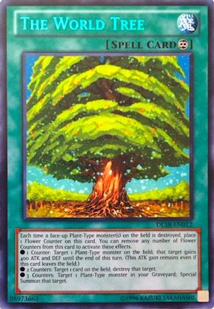The World Tree (Green) (DL18-EN012) - Duelist League Promo Unlimited - Premium Yugioh Single from Konami - Just $4.15! Shop now at Game Crave Tournament Store